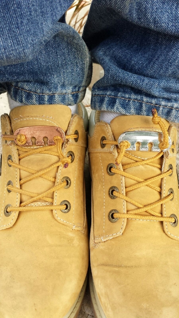 Secure your work boot shoelaces with Lace Latch