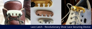Metal plated Lace Latch to dress up your golf shoe game
