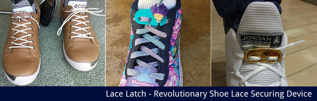 Lace Latch revolutionary shoelace securing device